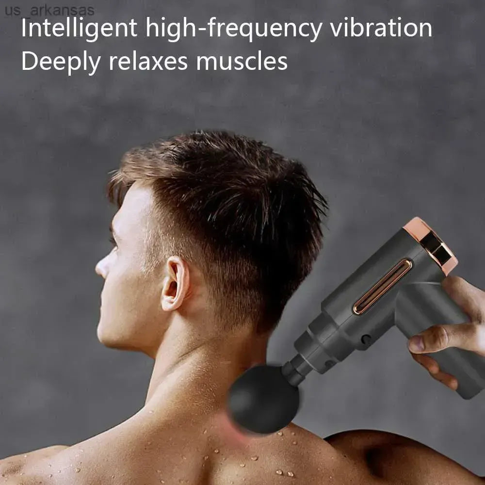 4-in-1 Massage Gun | Deep Tissue Percussion Massager with 4 Attachments |
