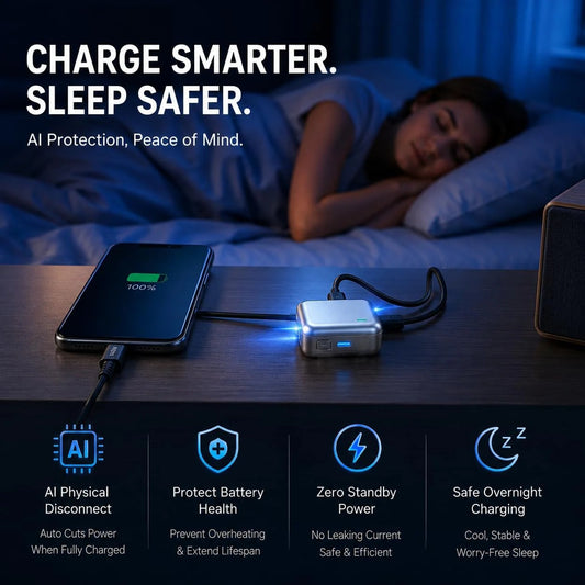 LX-007 Automatic Full Charge Battery Protection Disconnect Device For Mobile Phones And Smart Devices ~ Type-C