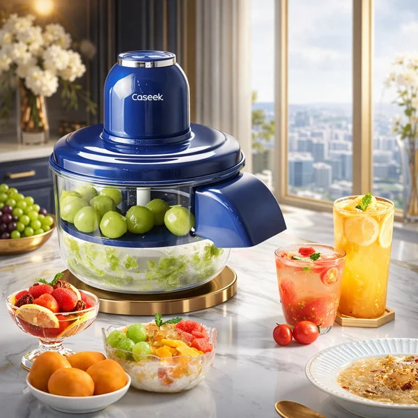 Multi-Functional Vegetable & Fruit Chopper – Manual Food Cutter with Transparent Bowl for Garlic, Fruits, Vegetables & More Rs 2,194